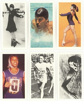 1979 Brooke Bond Tea "Olympic Greats" Multi-Sport Complete Sets Lot (20 Sets) Featuring Muhammad Ali